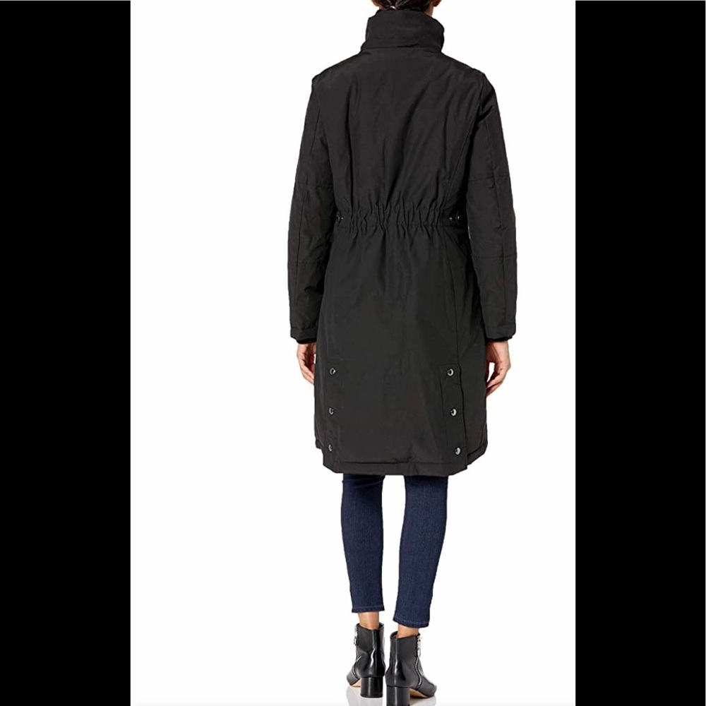 NWT,Tommy Hilfiger Arctic Faux Fur Trimmed Parka - Picture 3 of 3